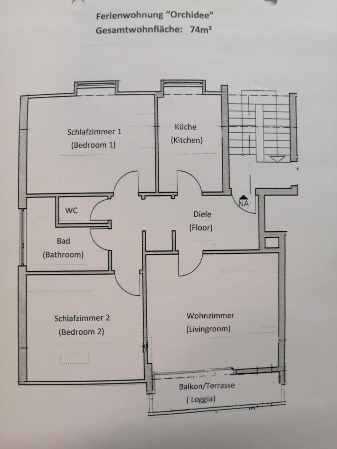Apartment Orchidee Mülheim an der Ruhr Eksteriør billede